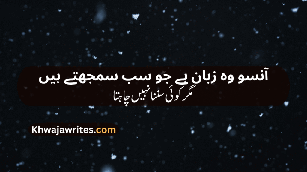 Sad Lines In Urdu