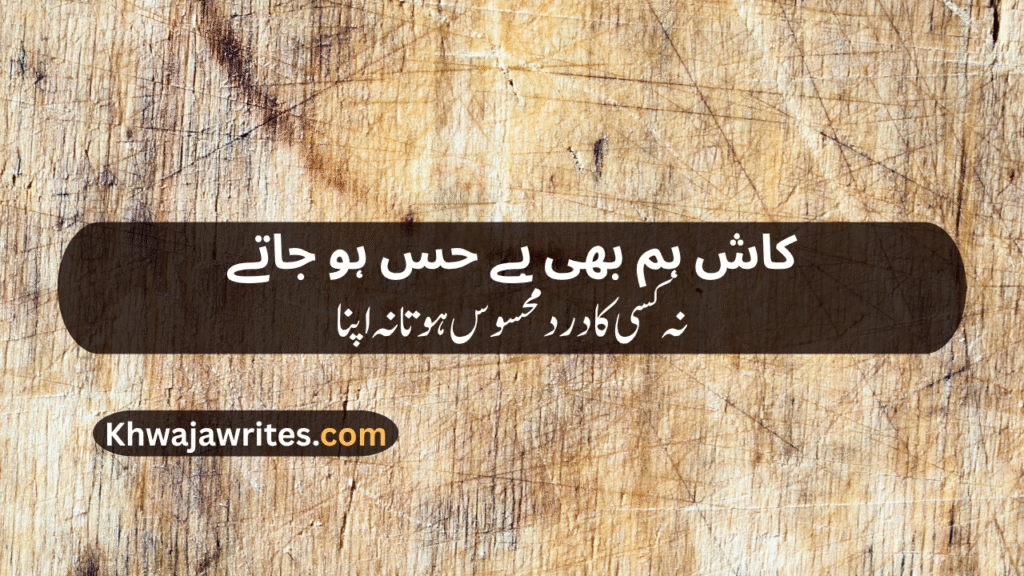Sad Lines In Urdu