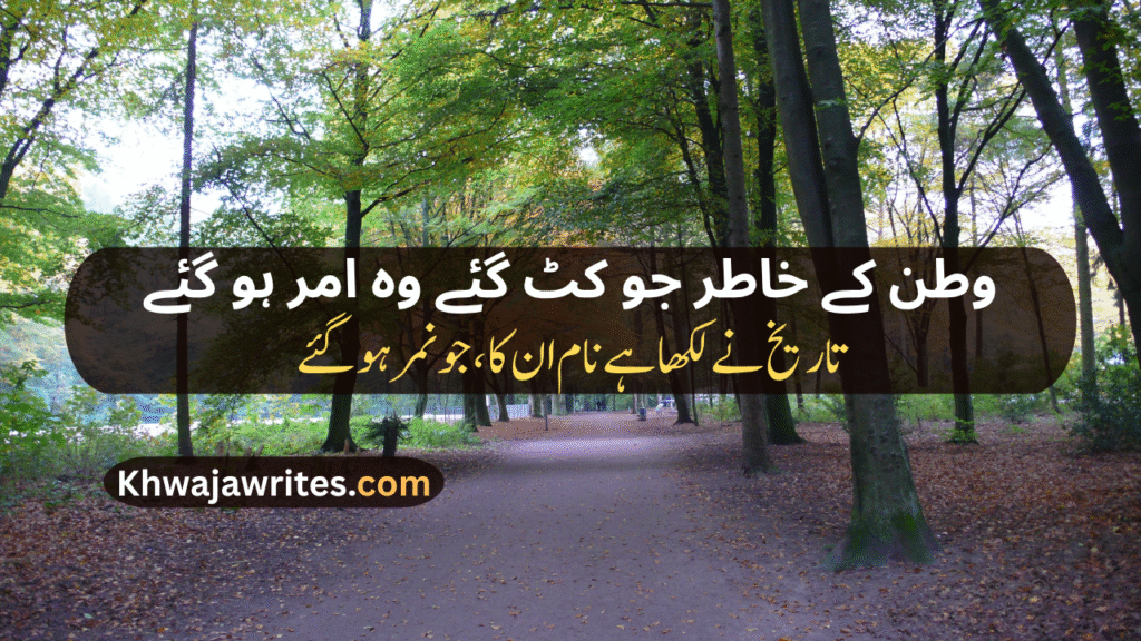 Pak Army Poetry In Urdu