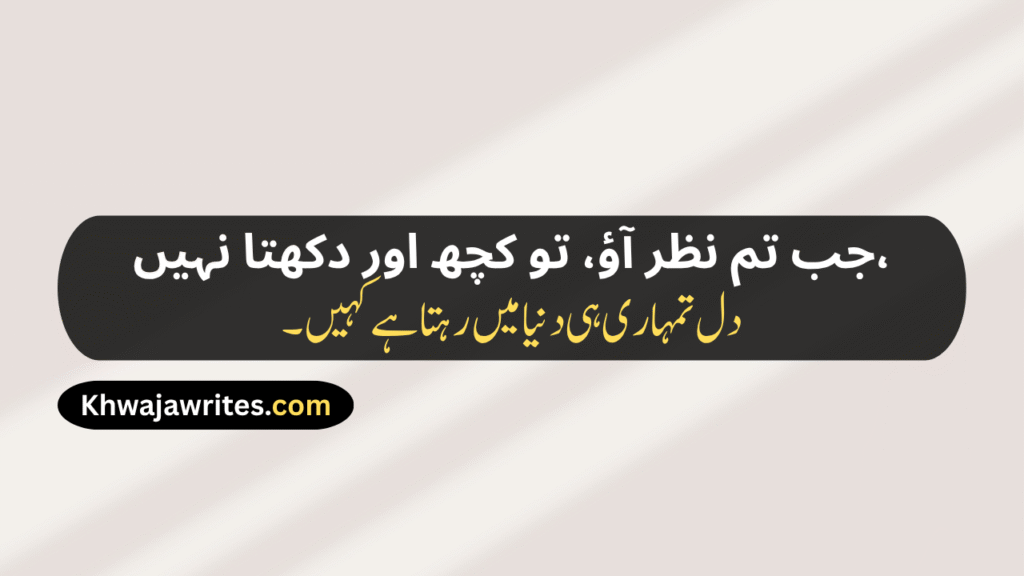 Aesthetic Urdu Poetry
