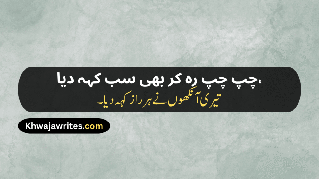 Aesthetic Urdu Poetry