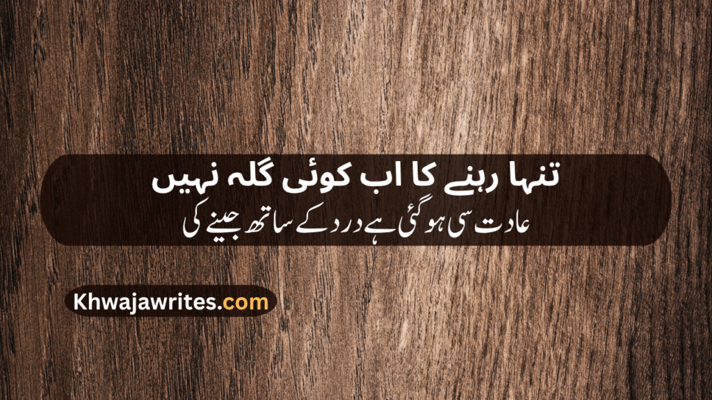 Sad Lines In Urdu