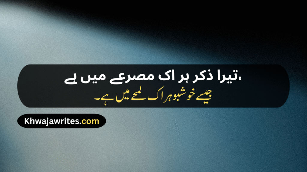 Aesthetic Urdu Poetry