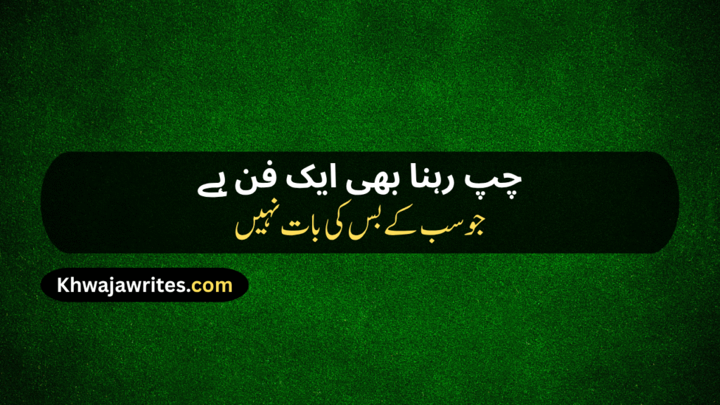 Urdu Poetry On Reality Of Life