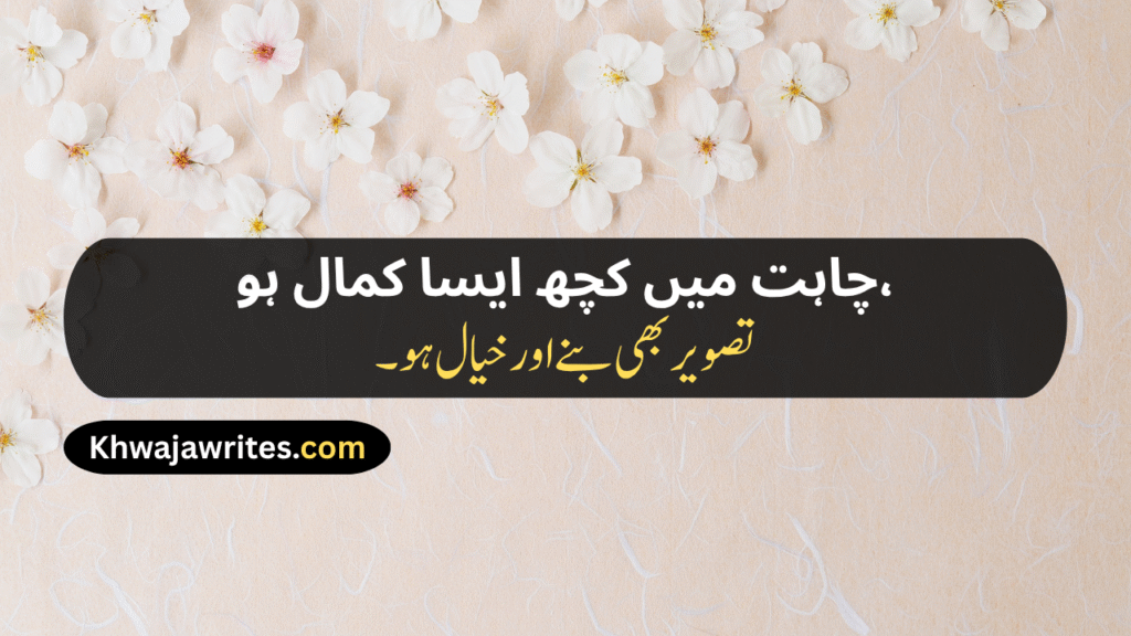 Aesthetic Urdu Poetry