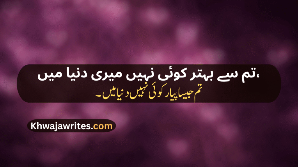 Love Poetry For Wife In Urdu
