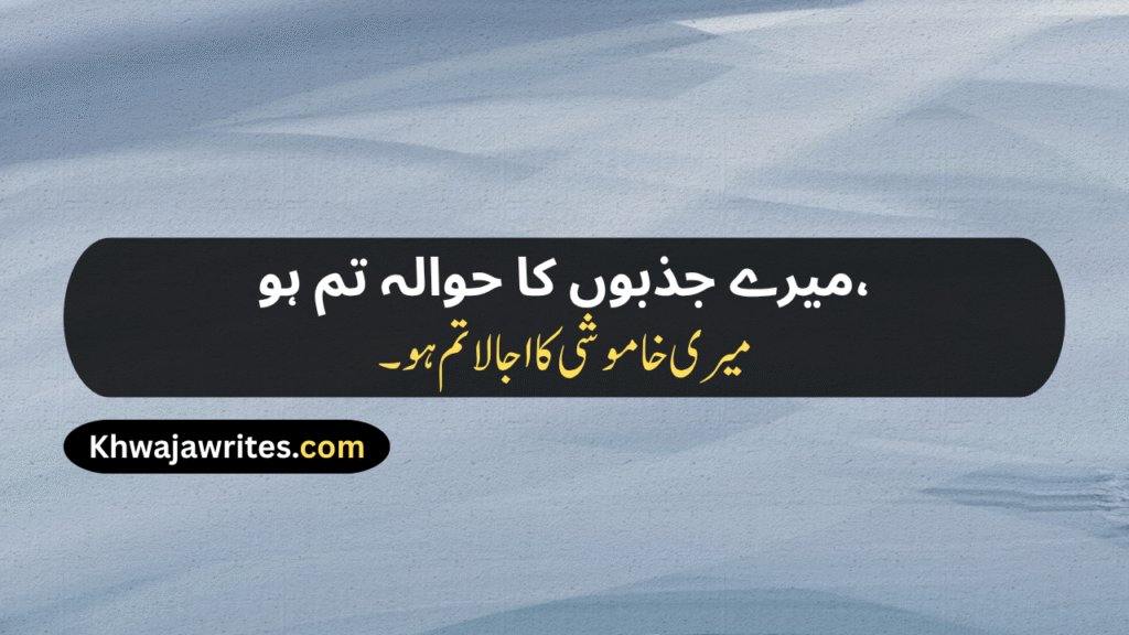 Aesthetic Urdu Poetry