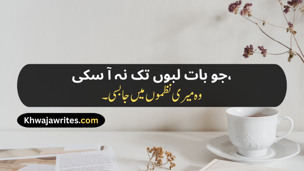 Aesthetic Urdu Poetry
