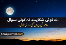50+ Deep Khamoshi Poetry in Urdu for the Silent Hearts Khamoshi Poetry In Urdu