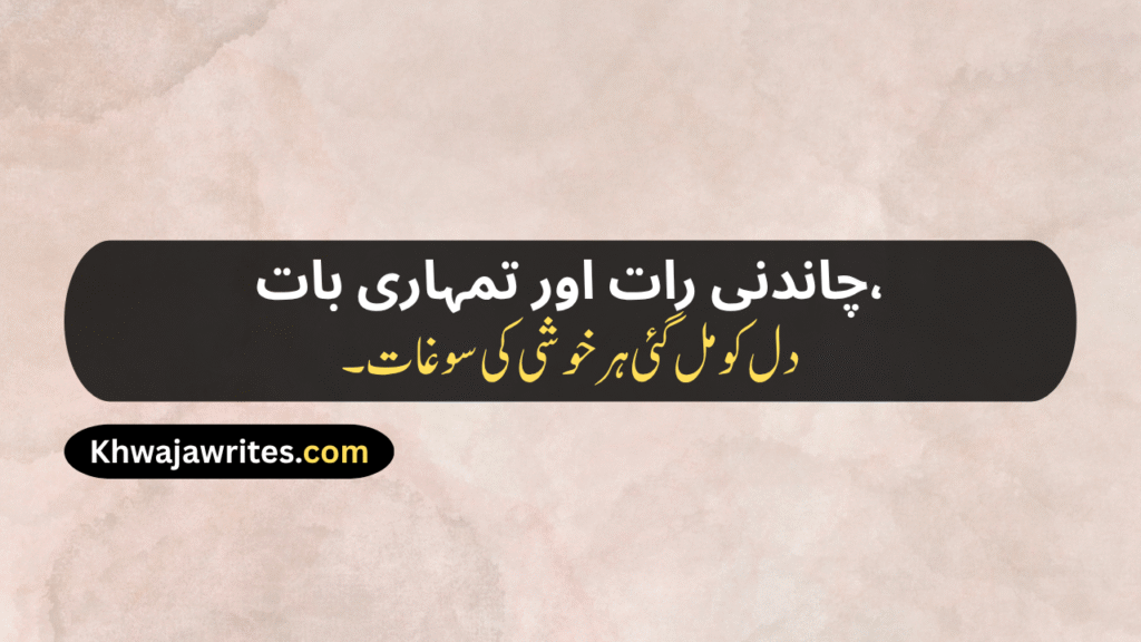 Aesthetic Urdu Poetry