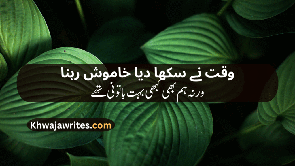 Sad Lines In Urdu