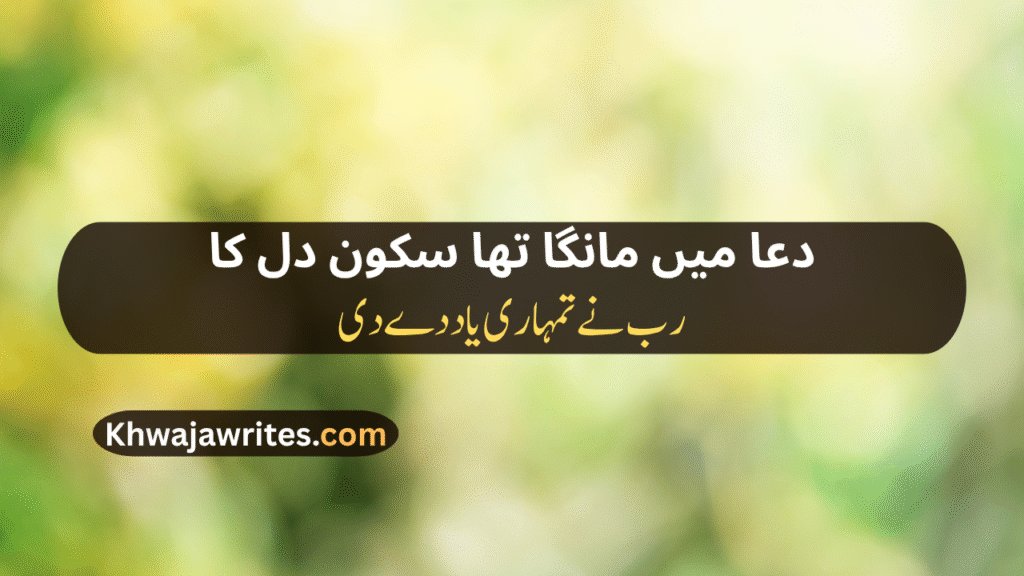Decent Poetry In Urdu