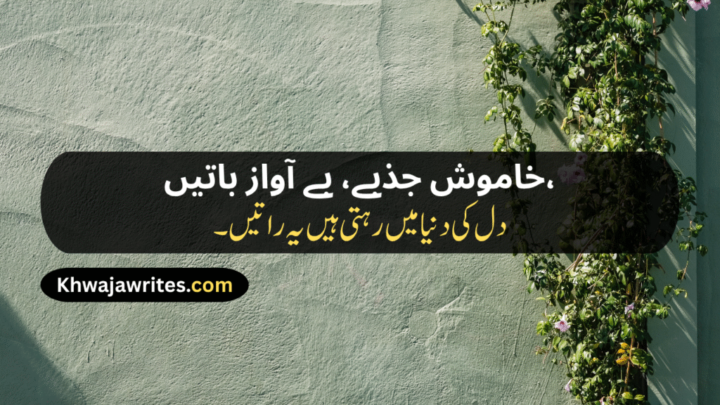Aesthetic Urdu Poetry