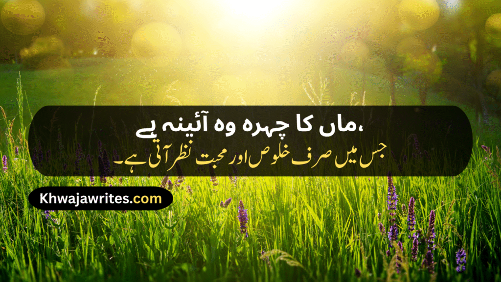 Mom Poetry In Urdu