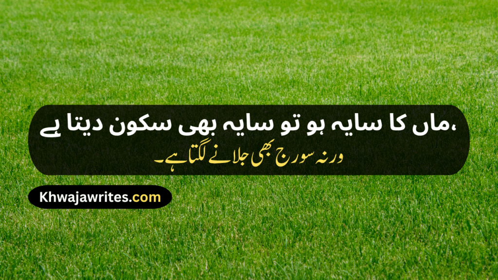 Mom Poetry In Urdu