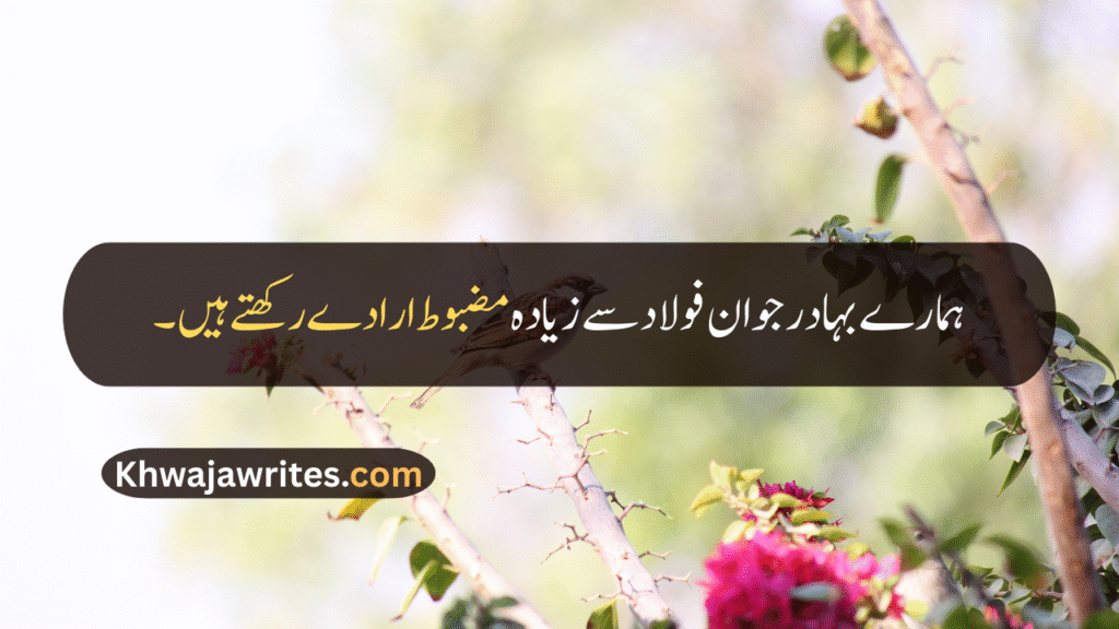 Defence Day Quotes In Urdu
Defence Day Quotes